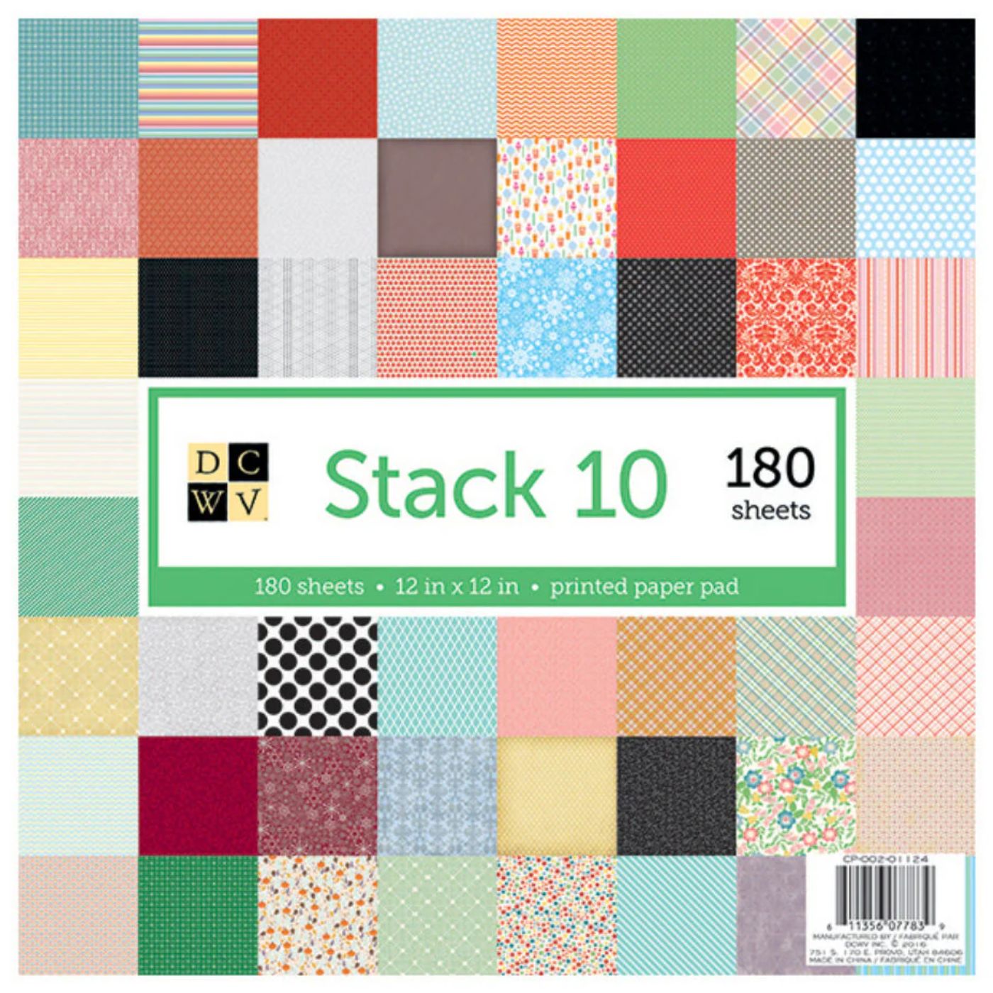 Block de Papel Stack 10 de 30.5x30.5cm - 180 Hojas