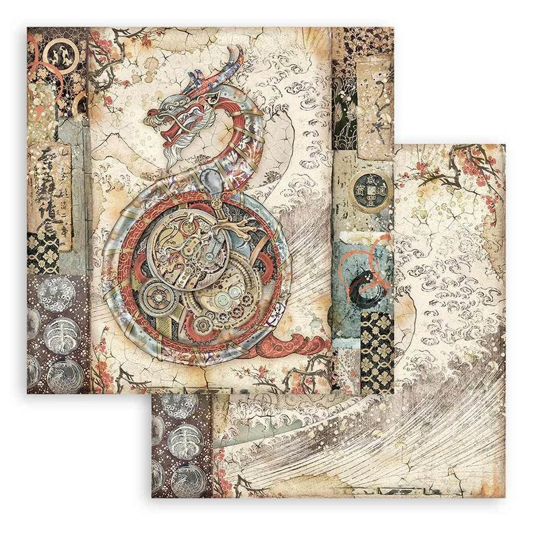 Block de cartulinas ''Sir Vagabond in Japan'' de 20.3x20.3cm