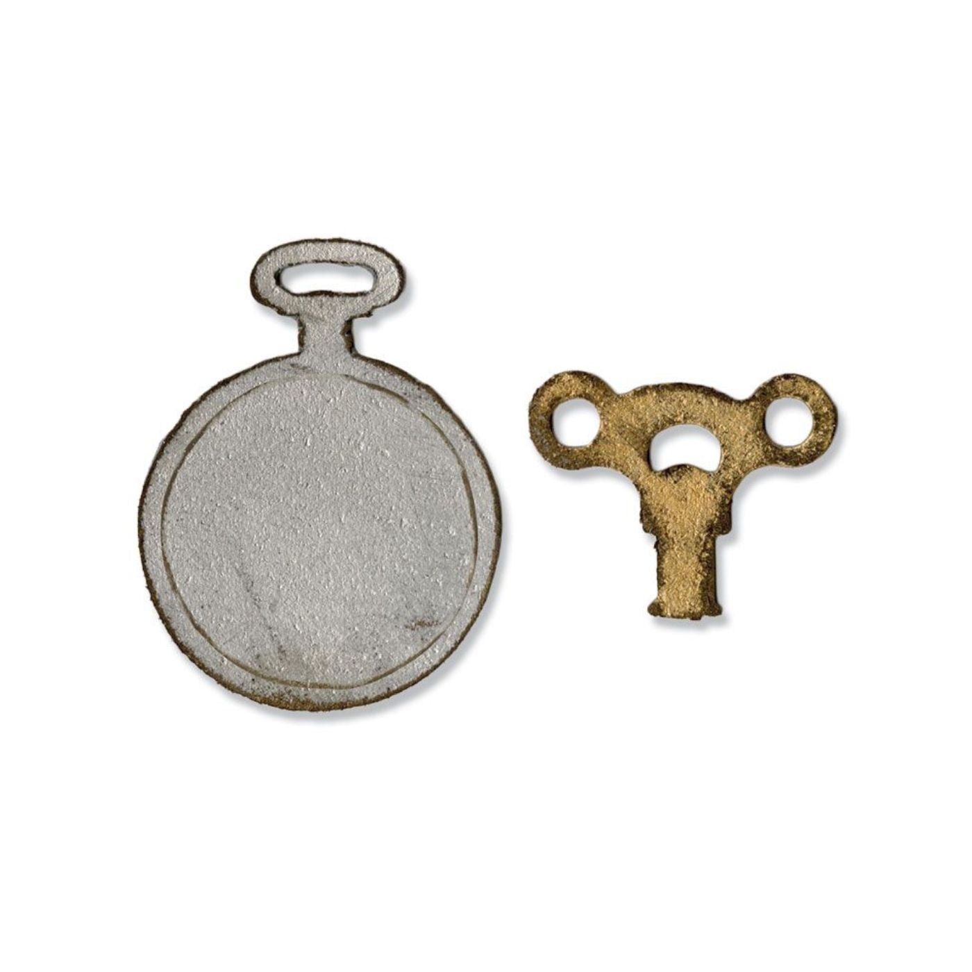 Troquel Movers & Shapers Tim Holtz Mini llave y reloj de bolsillo