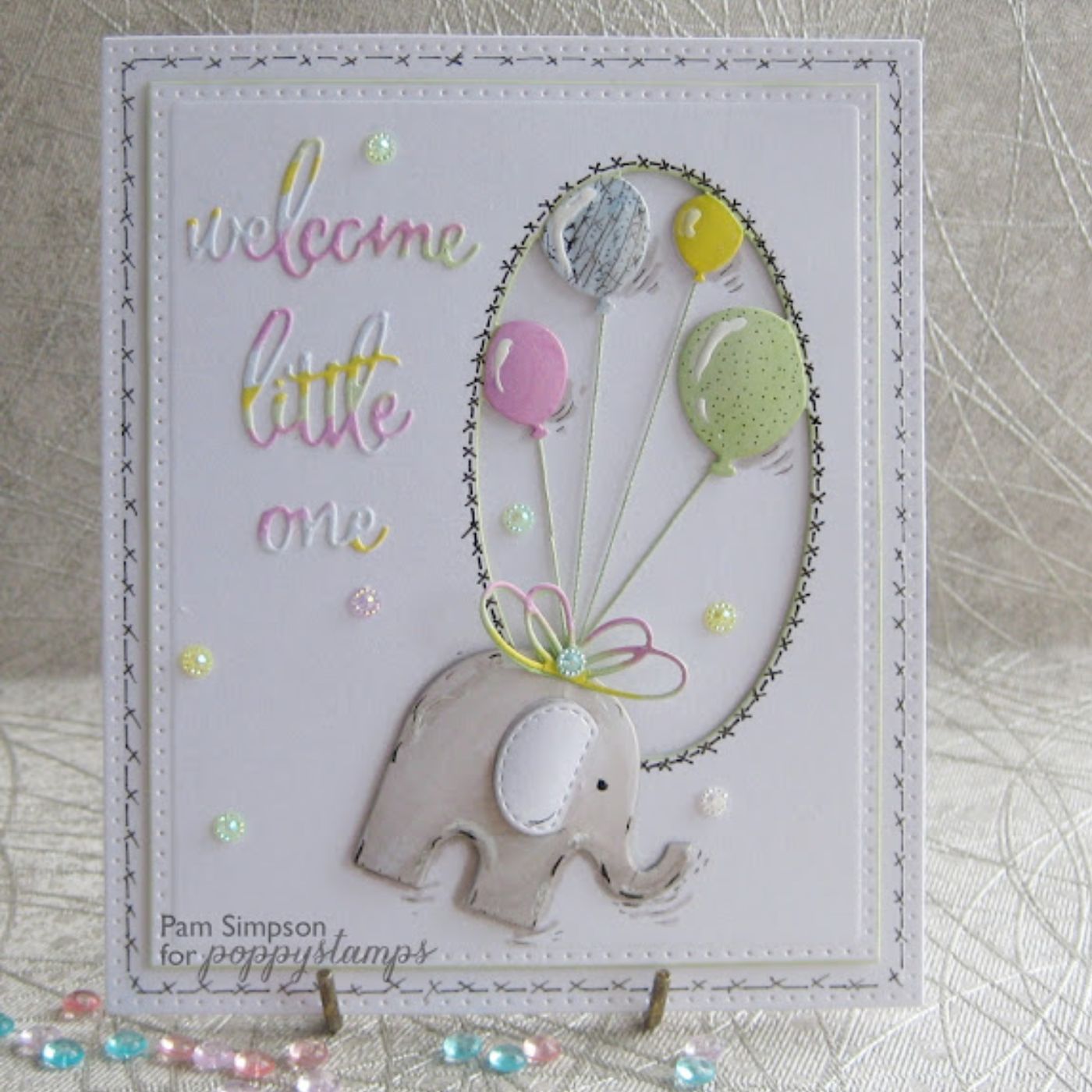 Troquel Bebé - Frase Welcome Little One