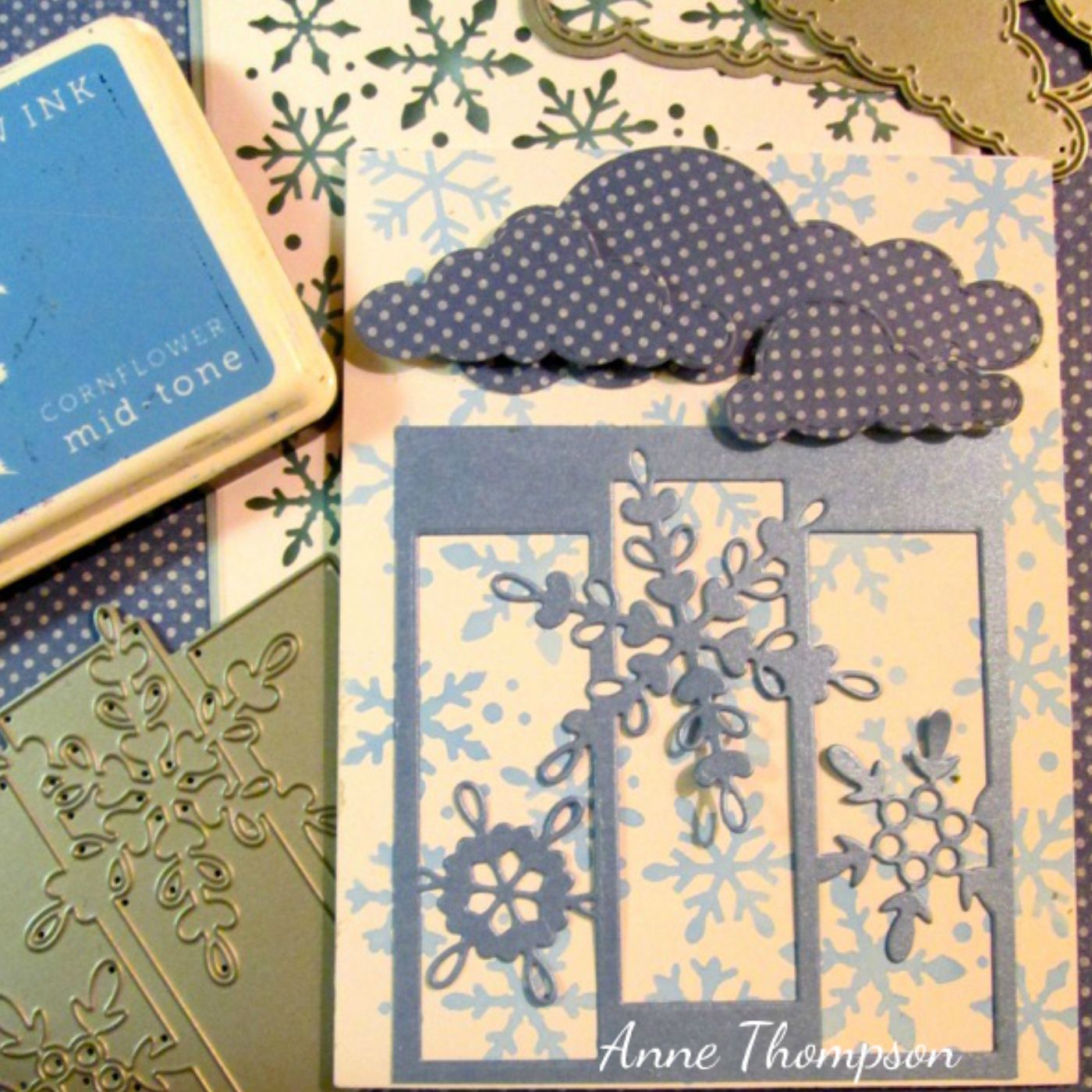 Troquel Copo de nieve - Navidad