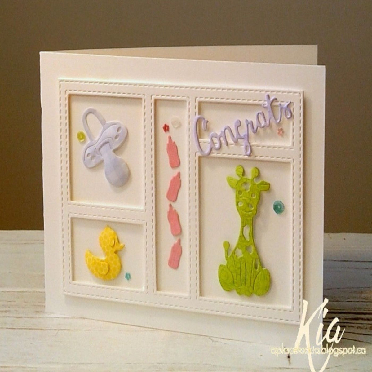 Troquel Adorable Baby Bundle Con Frases (vista 2)