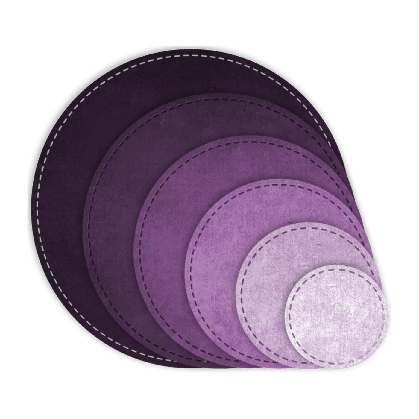 Troqueles Circulares pespunteados