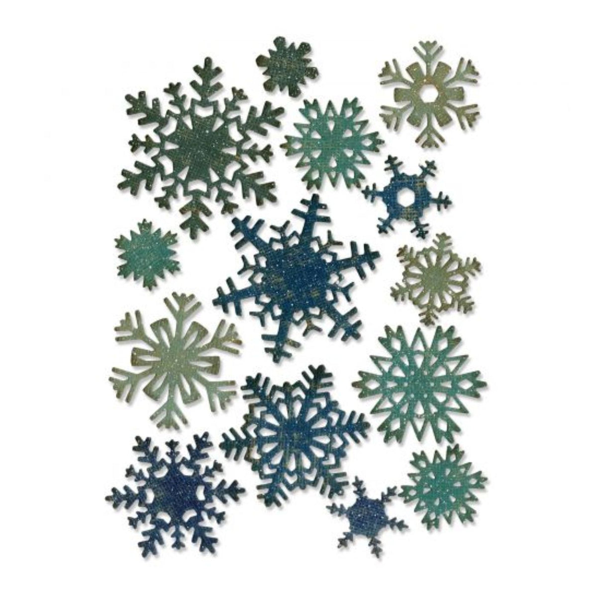 Troqueles Thinlits Tim Holtz Mini Copos Nieve (vista 2)
