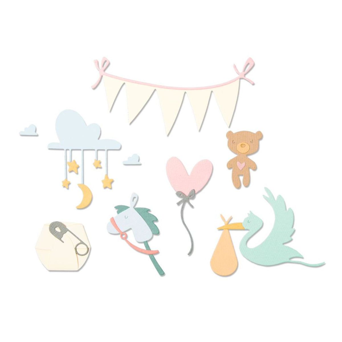 Troqueles Thinlits Lullaby - Bebé