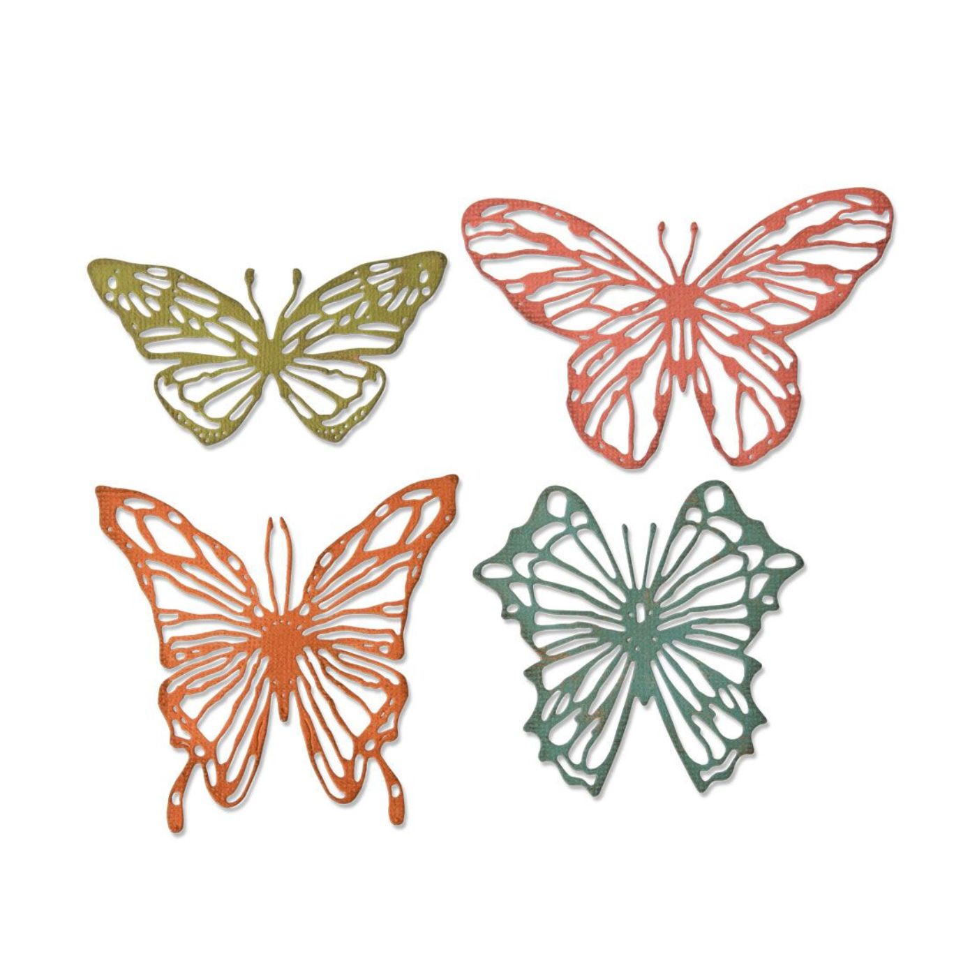 Troqueles Thinlits Mariposas Garabateadas de Tim Holtz