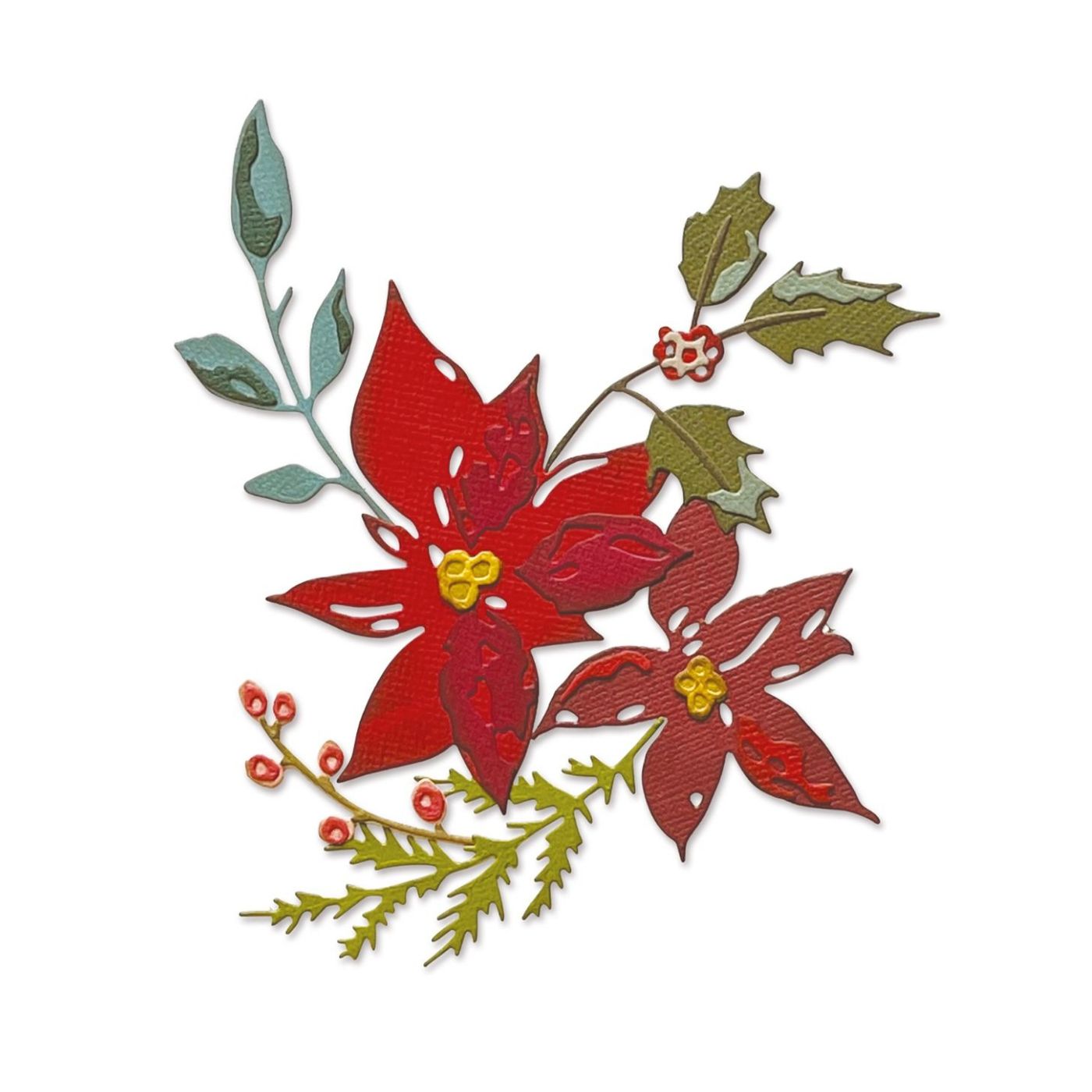 Troqueles Thinlits Ramo Festivo - Navidad de Tim Holtz