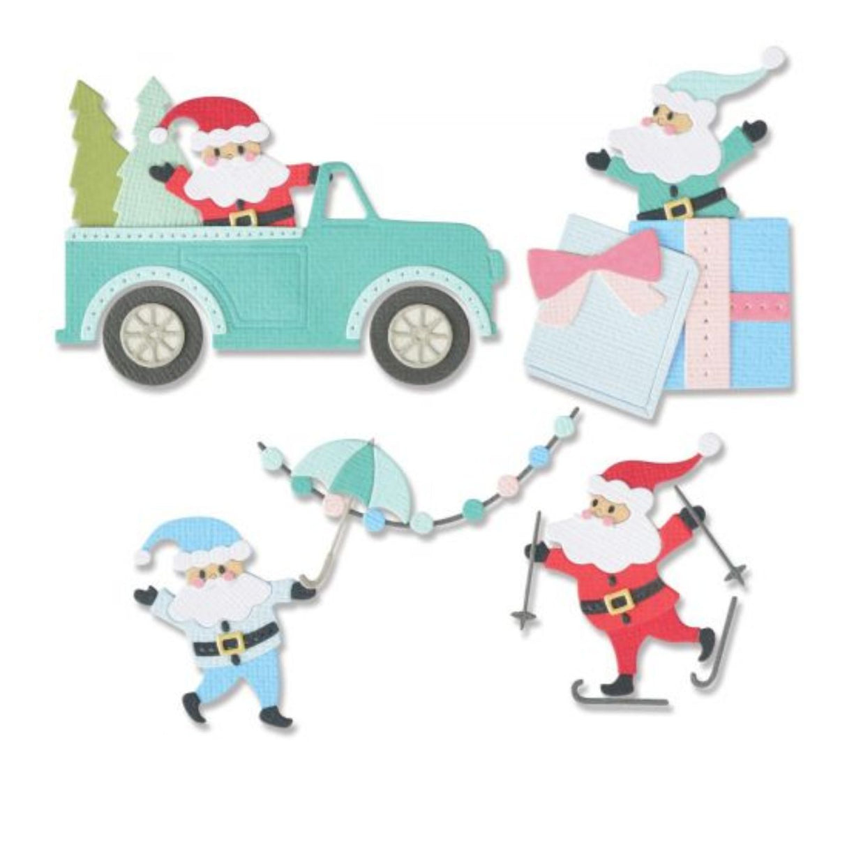 Troqueles Thinlits Actividades de Papá Noel – Navidad (vista 3)