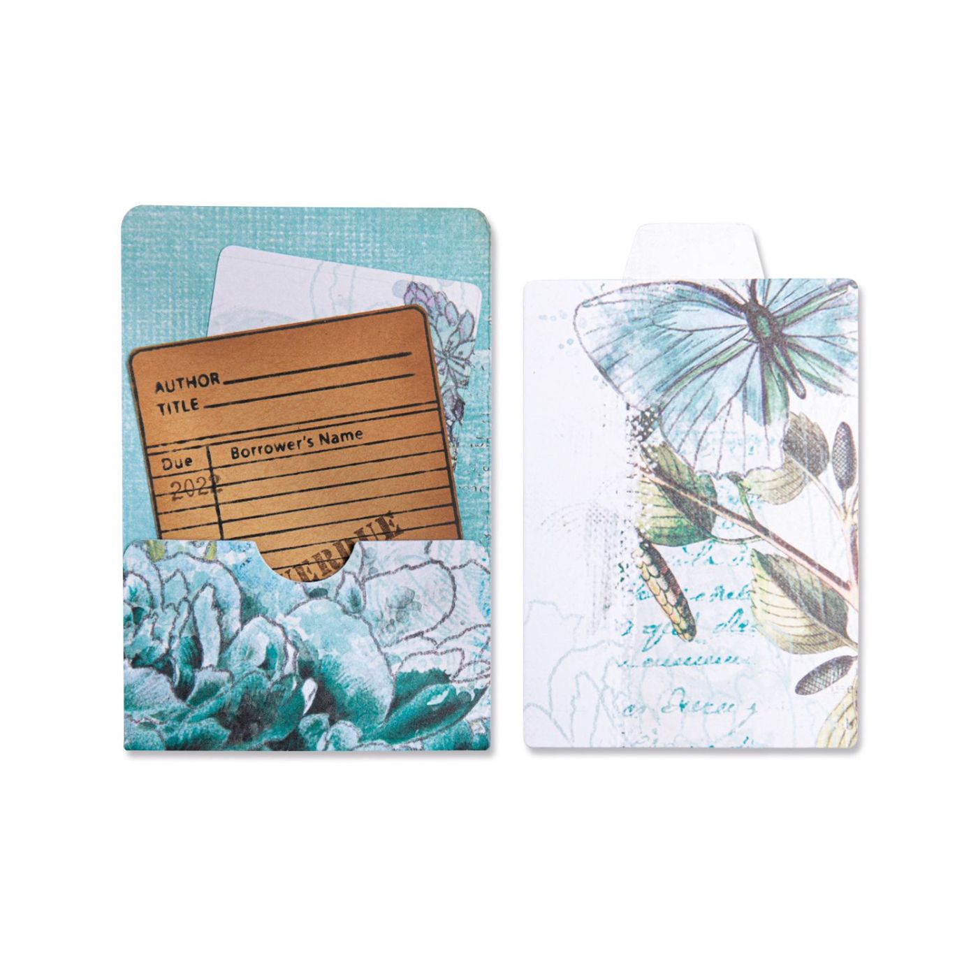 Troqueles Thinlits Library Pocket, ATC Card & Tabs