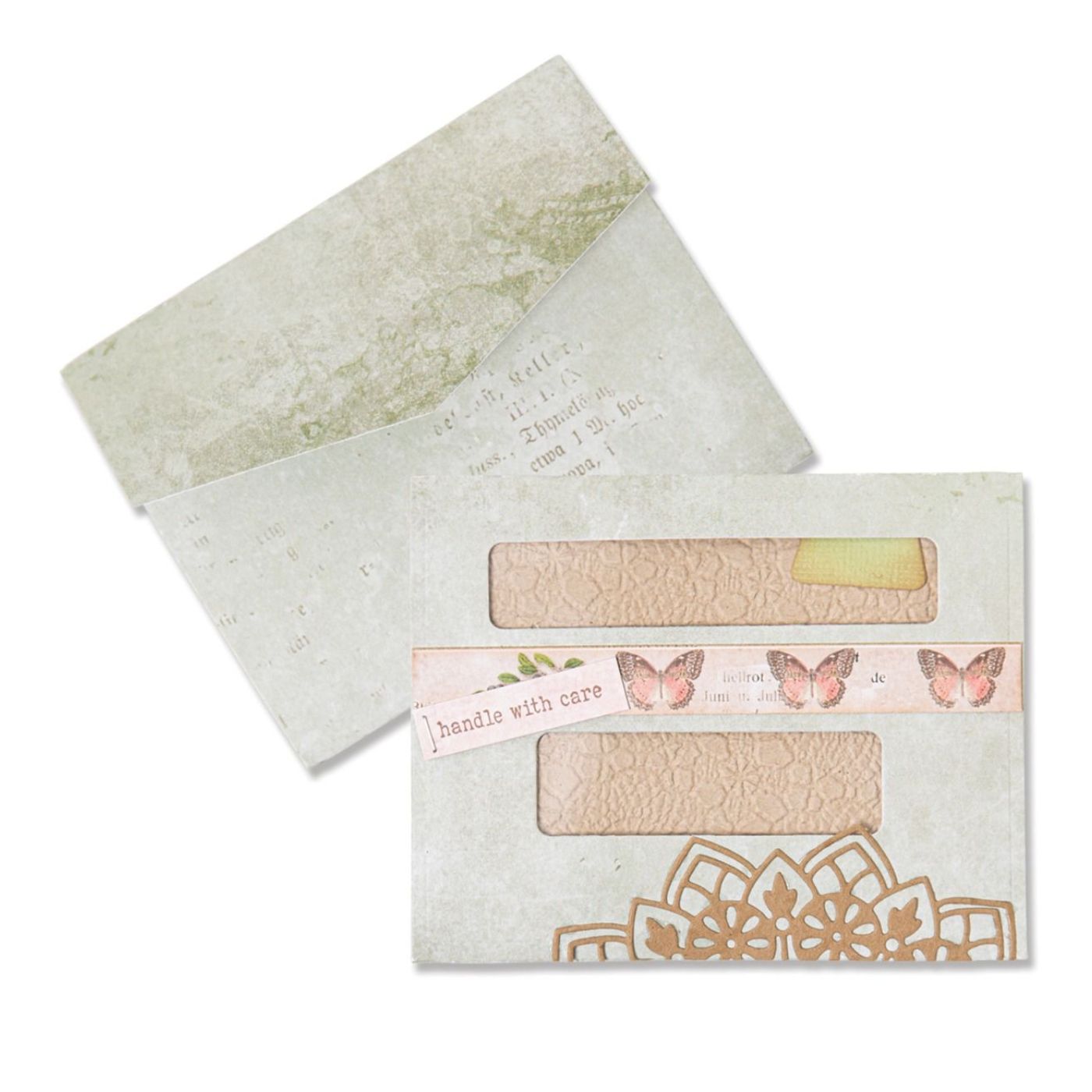 Troqueles Thinlits Tarjeta de Diario, Sobre y Ventanas