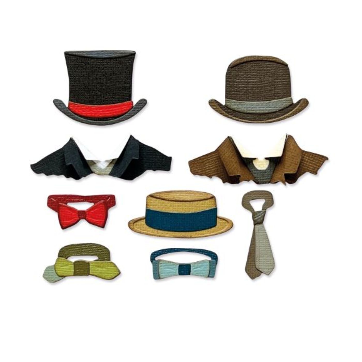 Troqueles Thinlits Tim Holtz Tailored - Caballeros