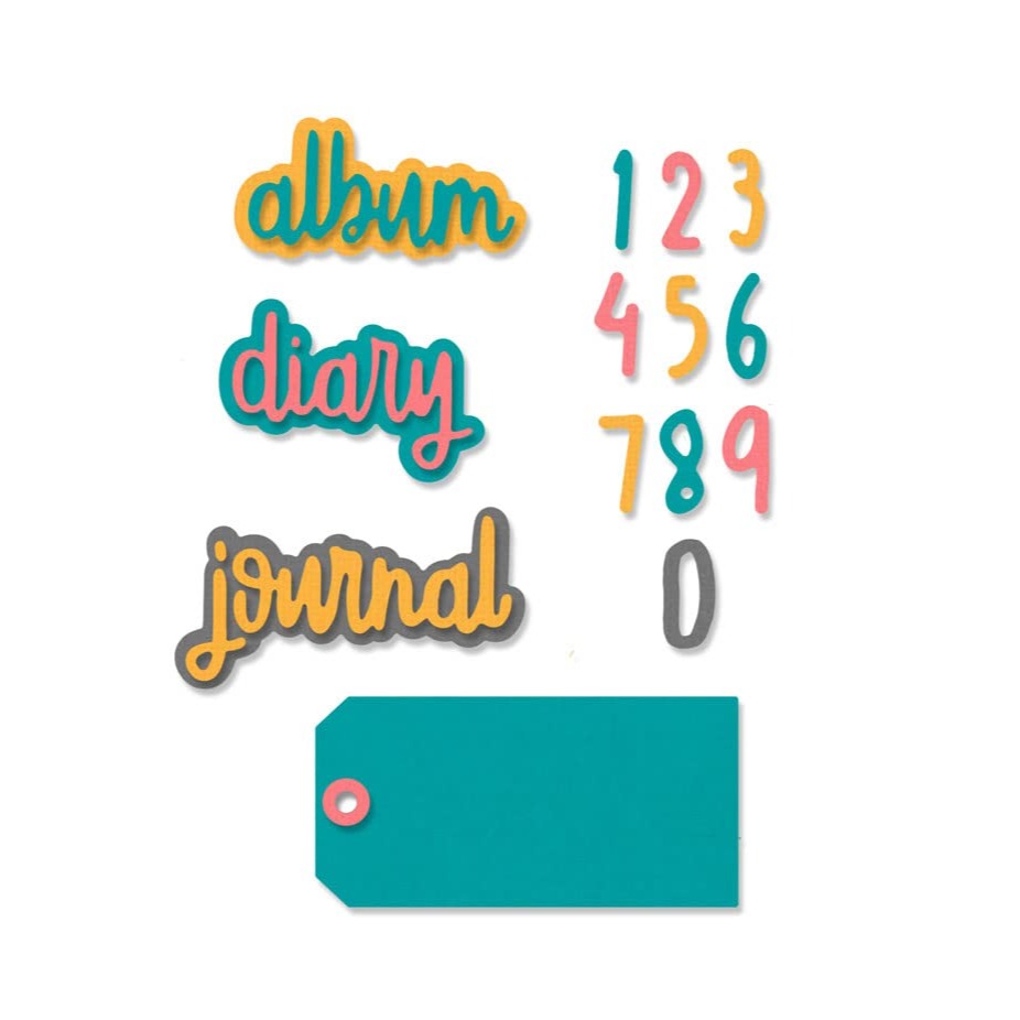 Troquel Thinlits Frases para diario