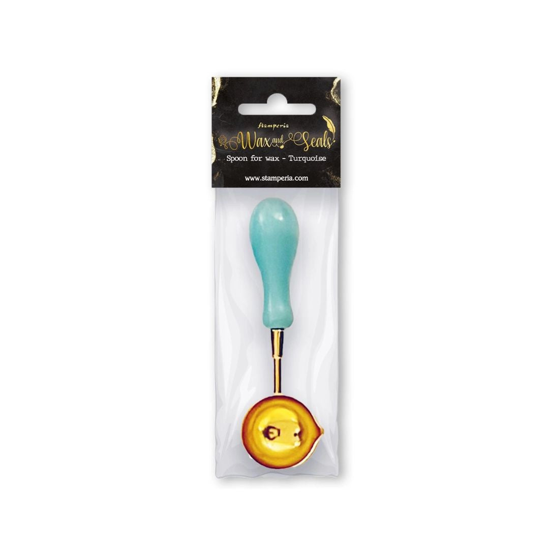Wax and Seals Cuchara para derretir cera - Turquesa