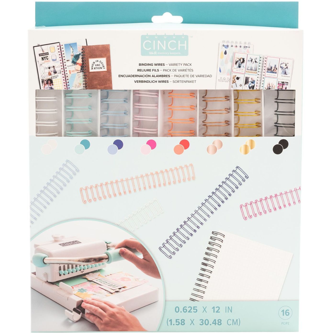 Set Anillos para Encuadernar 5/8" D-Ring - 08 Colores