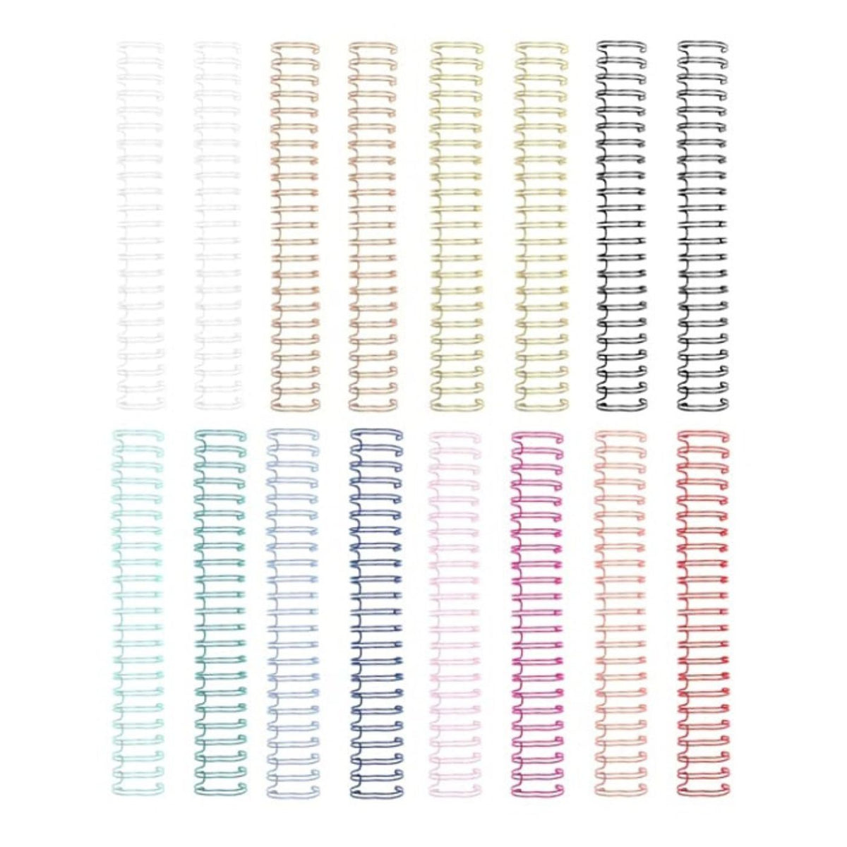 Set Anillos para Encuadernar 5/8" D-Ring - 08 Colores (vista 2)