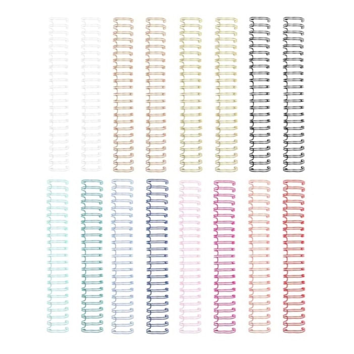 Set Anillos para Encuadernar 5/8" D-Ring - 08 Colores