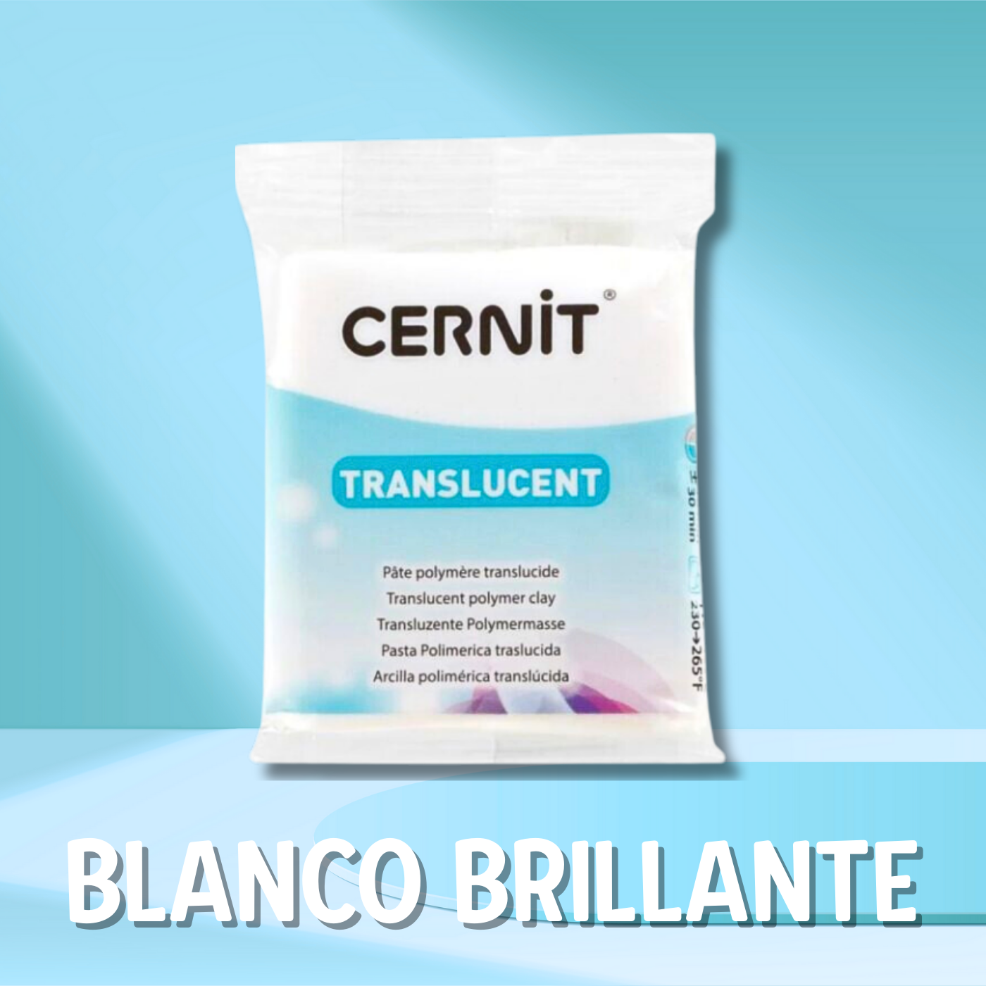 Arcilla Polimérica Translúcida brillante