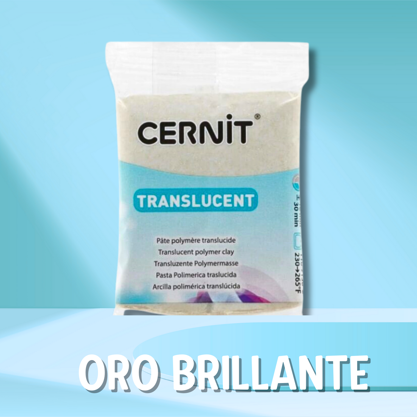 Arcilla Polimérica Translúcida brillante