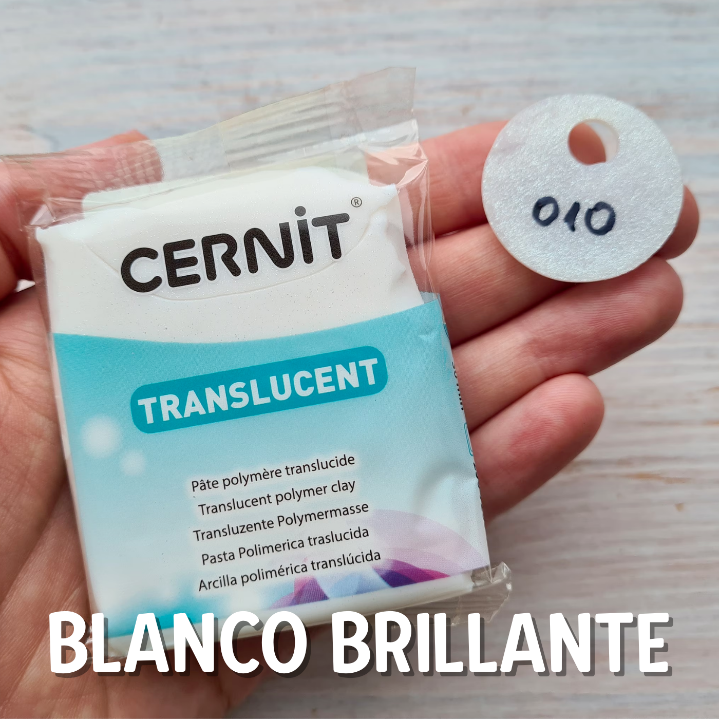 Arcilla Polimérica Translúcida brillante