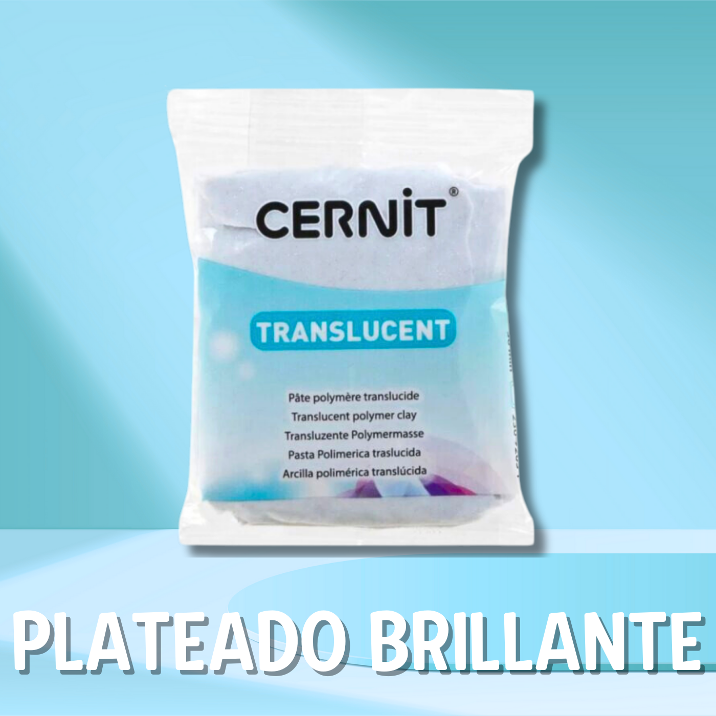 Arcilla Polimérica Translúcida brillante