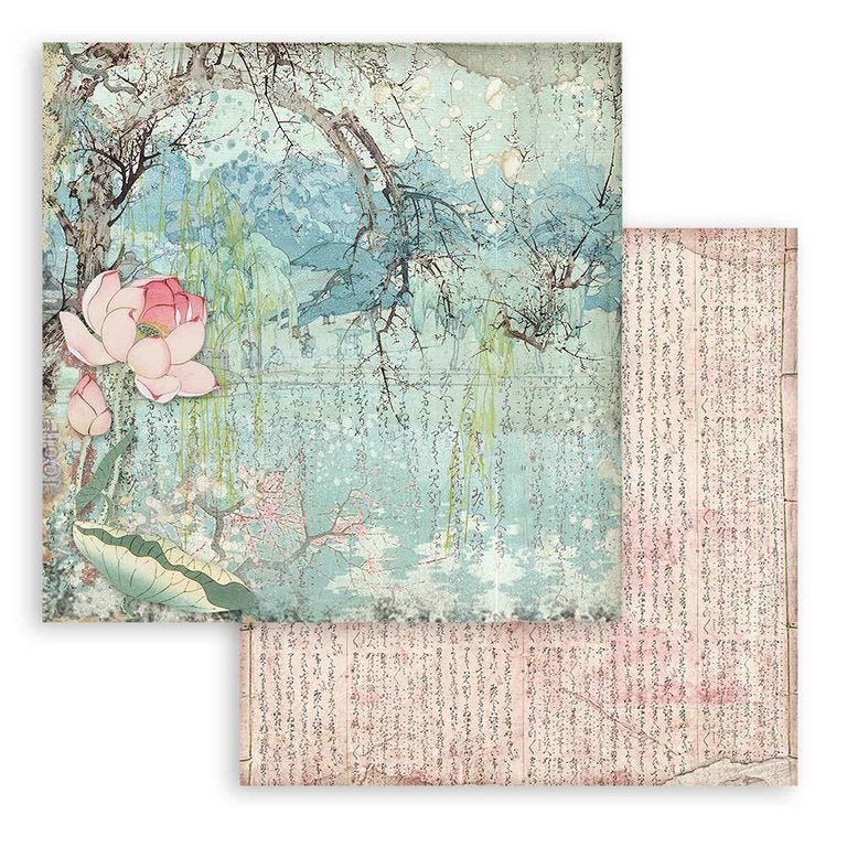 Block de cartulinas ''Fondos Sir Vagabond in Japan'' de 20.3x20.3cm (vista 2)