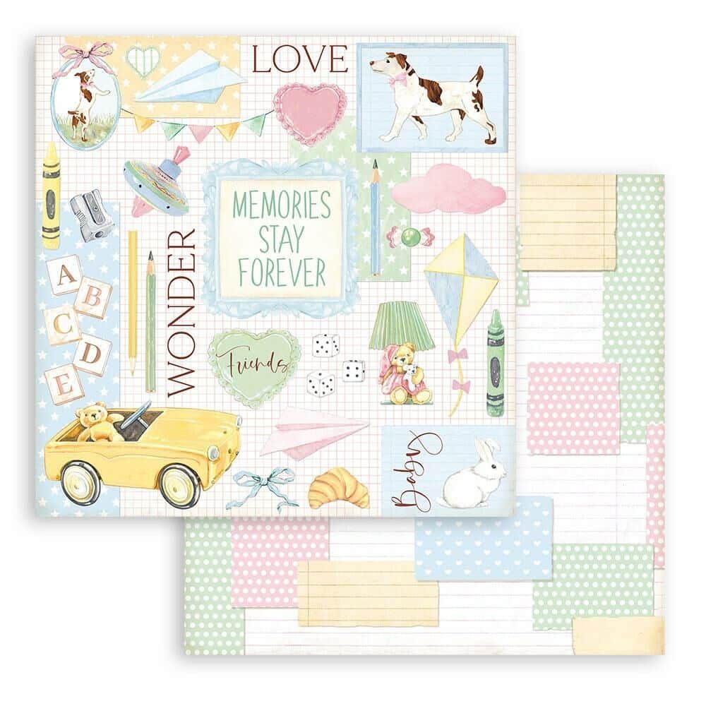Block de cartulinas "Daydream" de 30.5x30.5cm