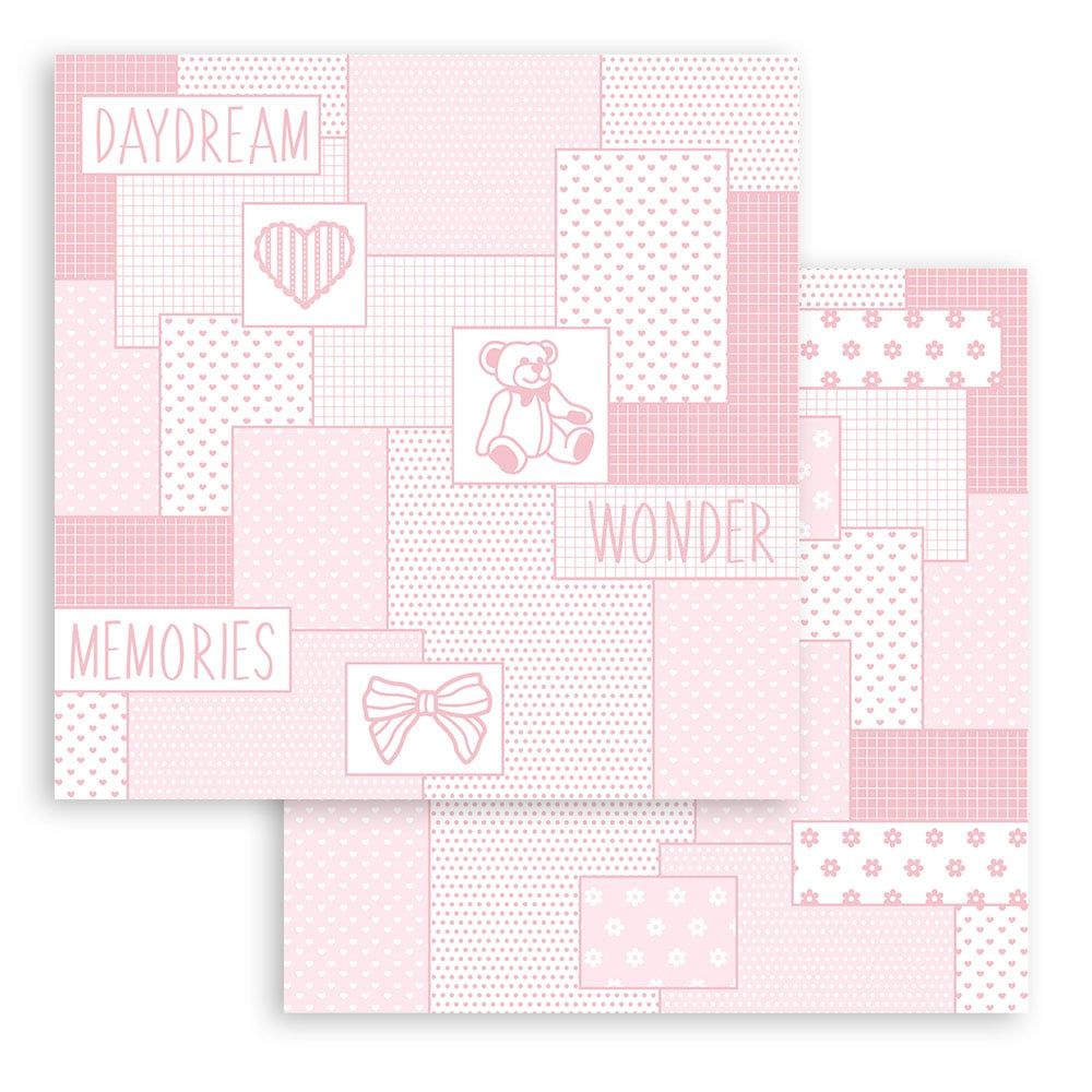 Block de cartulinas ''Fondos Babydream Blue - Niña" de 30.5x30.5cm (vista 2)