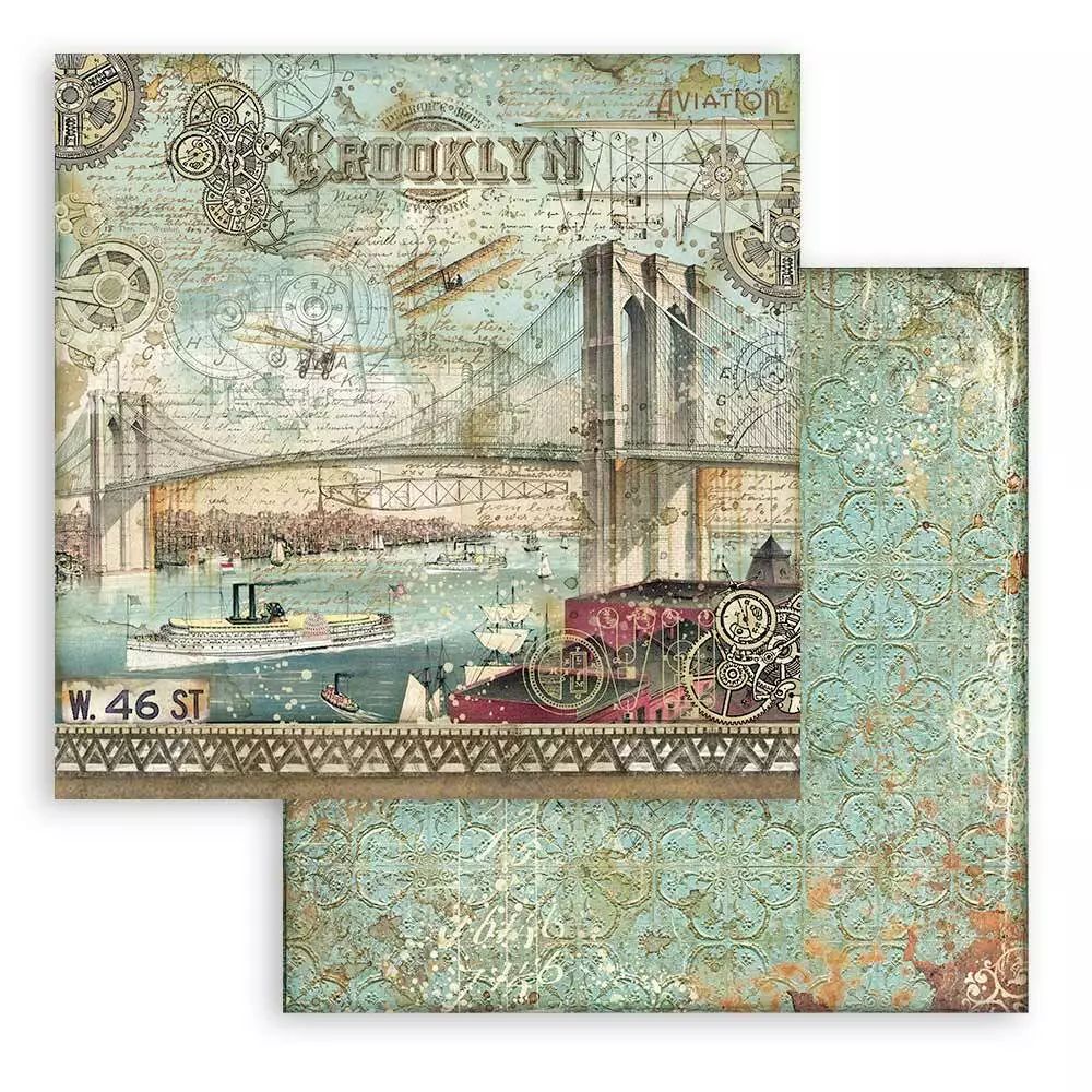 Block de cartulinas "Fondos Sir Vagabond Aviator” de 30.5x30.5 cm
