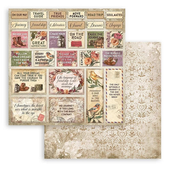 Block de cartulinas "Romantic Our Way” de 30.5x30.5 cm