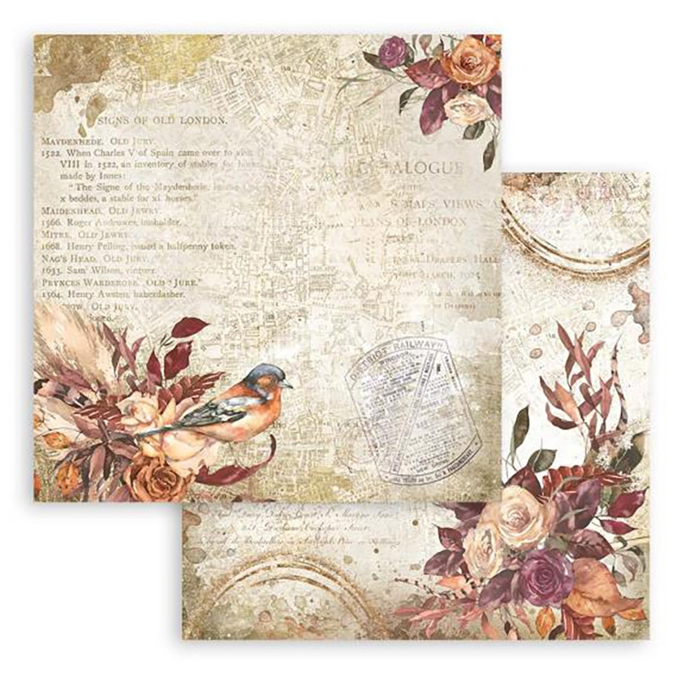 Block de cartulinas "Romantic Our Way” de 30.5x30.5 cm