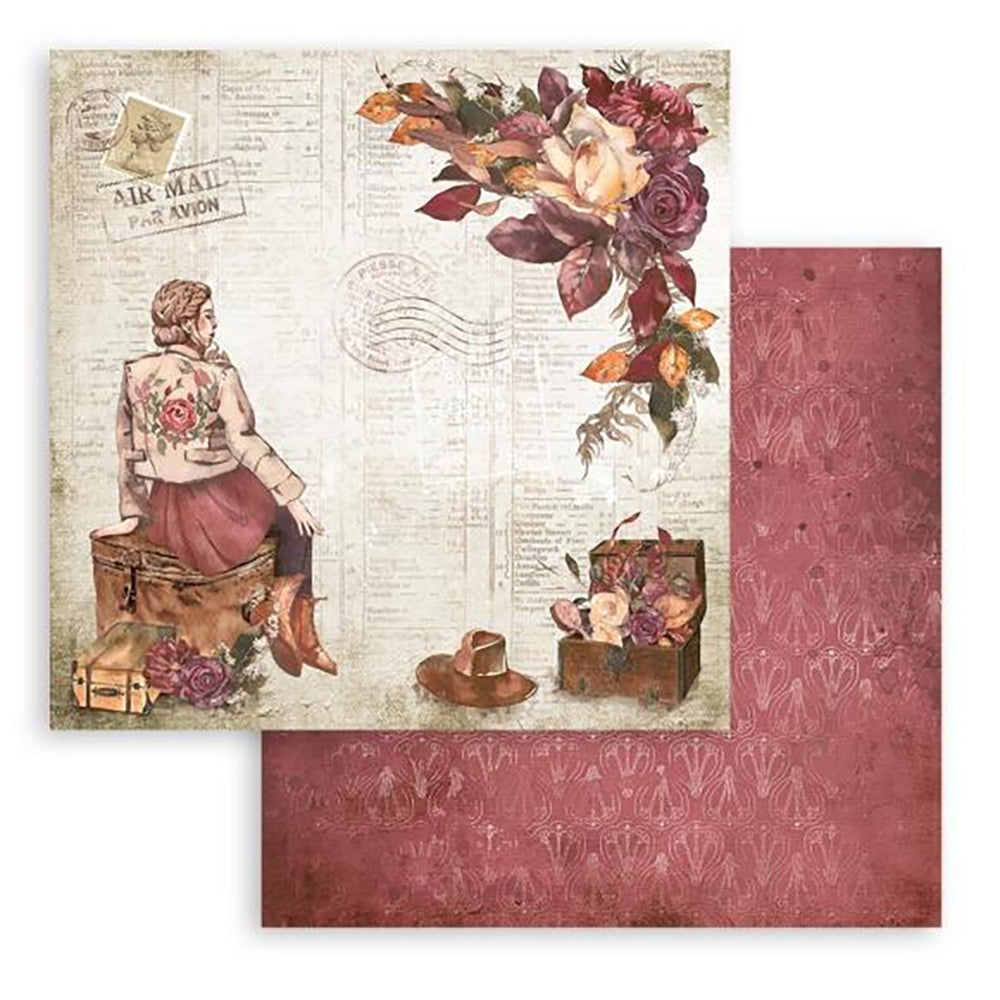 Block de cartulinas "Romantic Our Way” de 30.5x30.5 cm