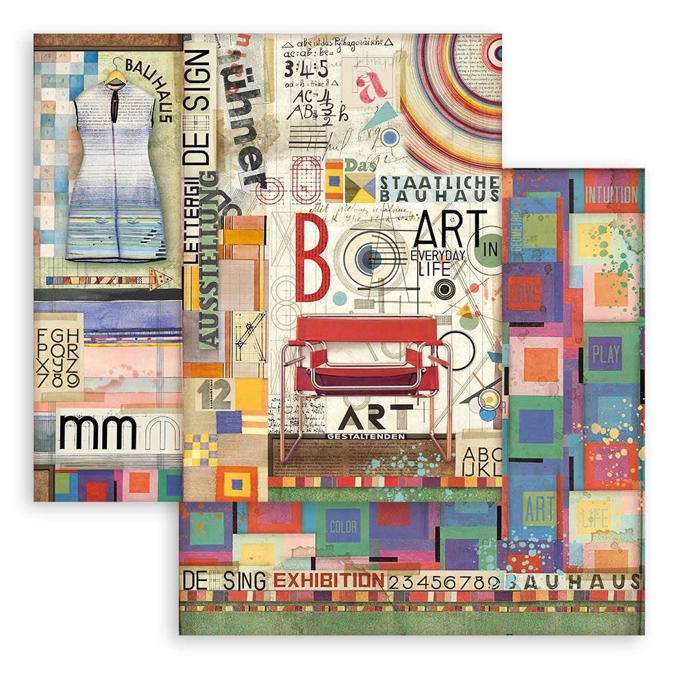 Block de cartulinas "Bauhaus” de 30.5x30.5 cm (vista 3)