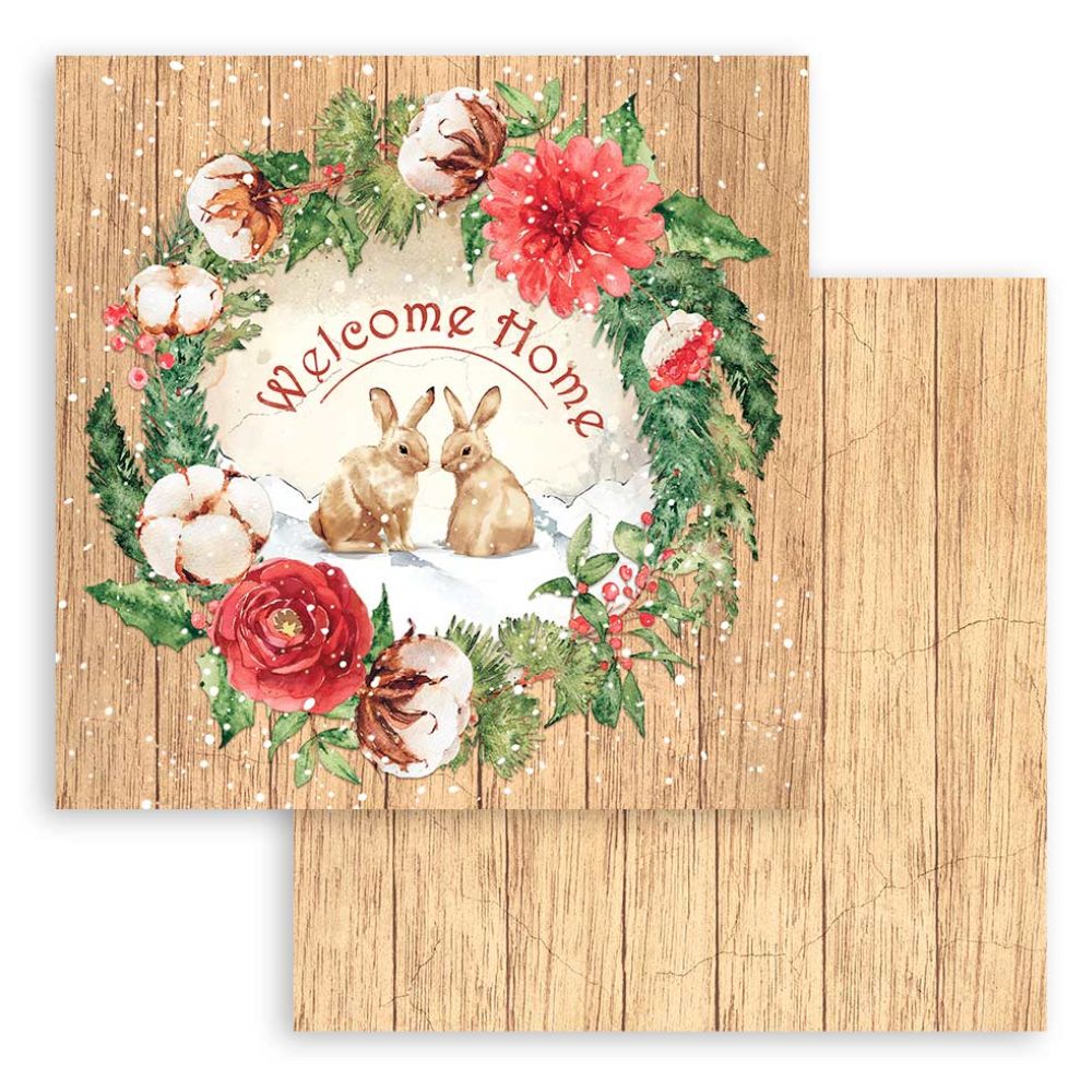 Block de cartulinas "Romantic Home for the Holidays” de 30.5x30.5 cm (vista 2)