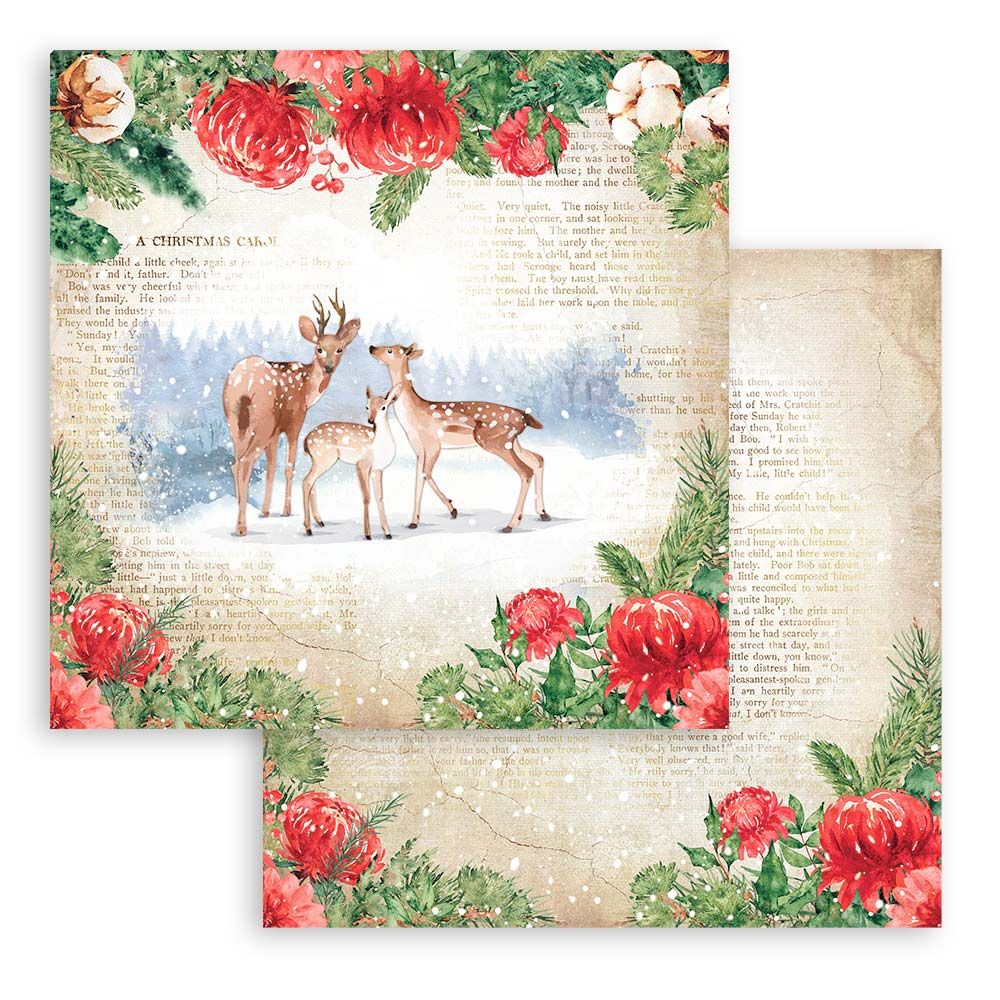 Block de cartulinas "Romantic Home for the Holidays” de 30.5x30.5 cm (vista 4)