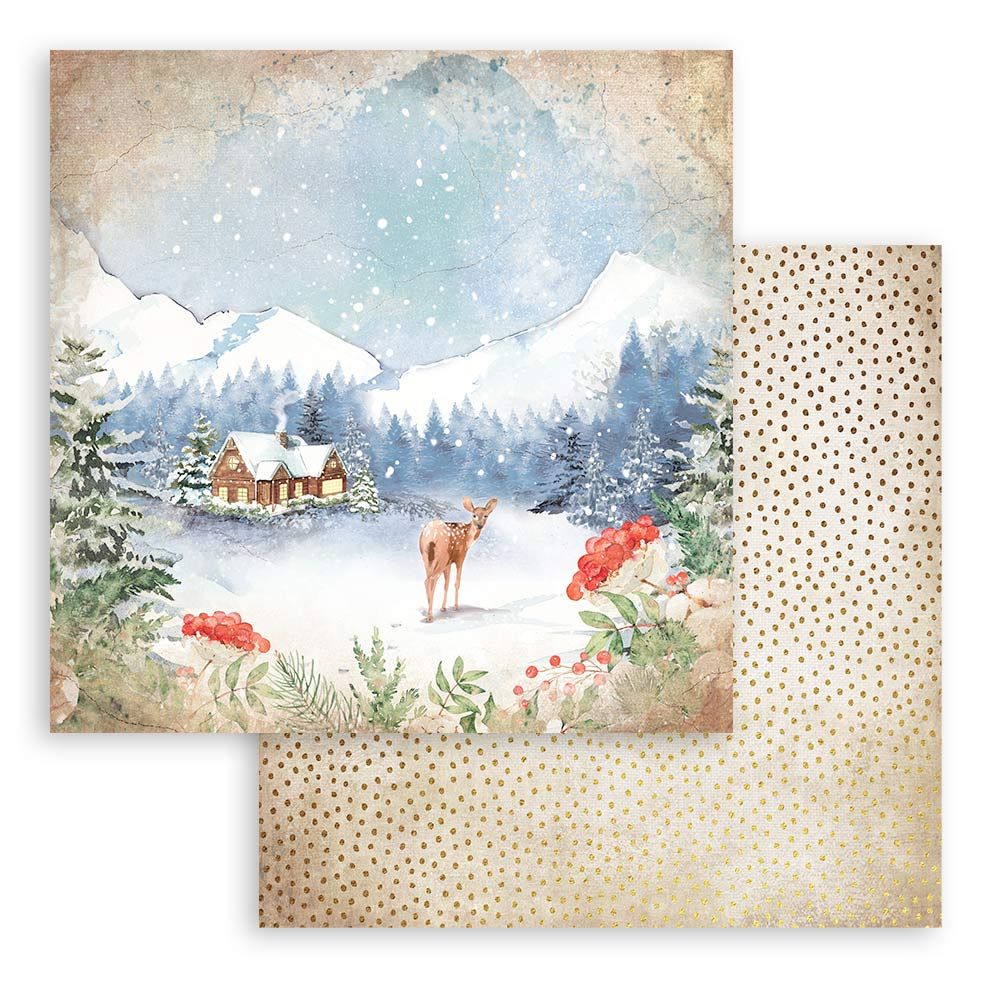 Block de cartulinas "Romantic Home for the Holidays” de 30.5x30.5 cm (vista 6)