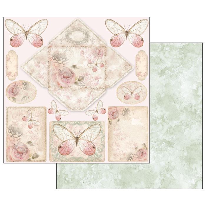 Block de cartulinas ''Shabby Rose'' de 30.5x30.5cm