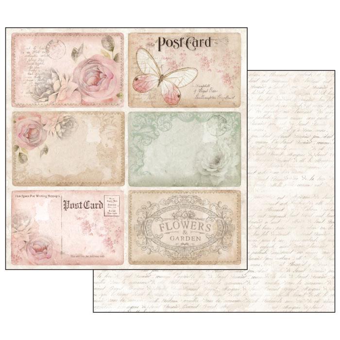 Block de cartulinas ''Shabby Rose'' de 30.5x30.5cm