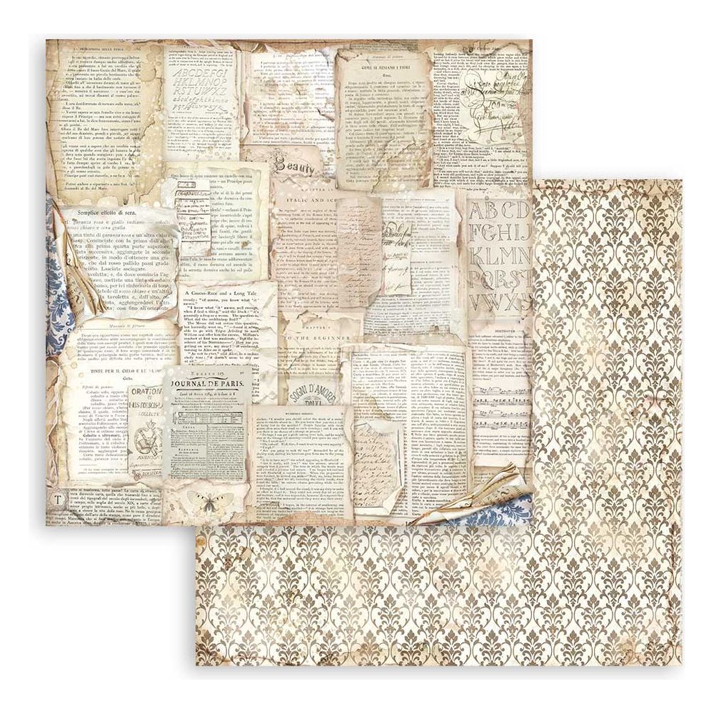 Block de cartulinas "Fondos Vintage Library" de 30.5x30.5cm (vista 5)