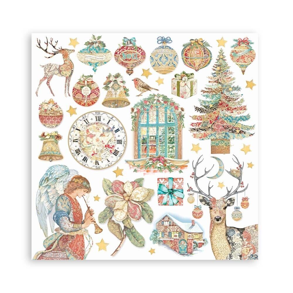 Block de cartulinas "Christmas Greetings” de 30.5x30.5 cm