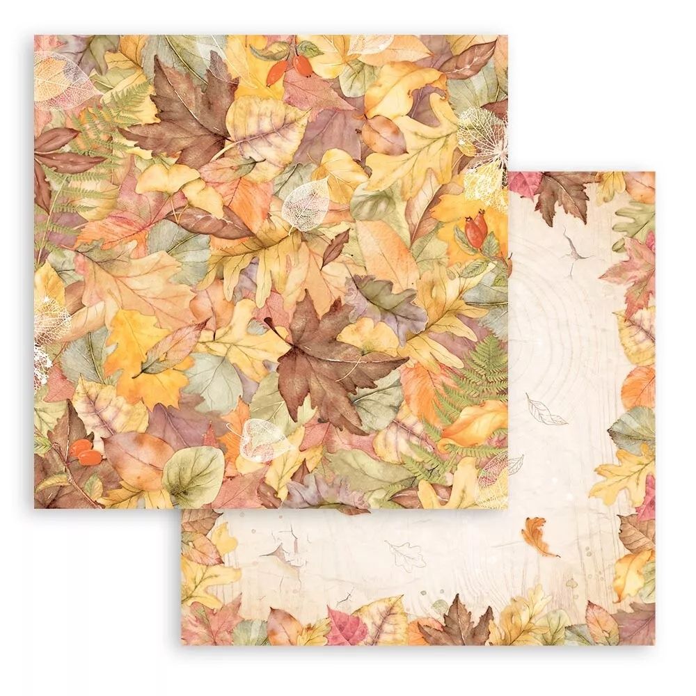Block de cartulinas "Romantic Woodland” de 30.5x30.5 cm (vista 4)