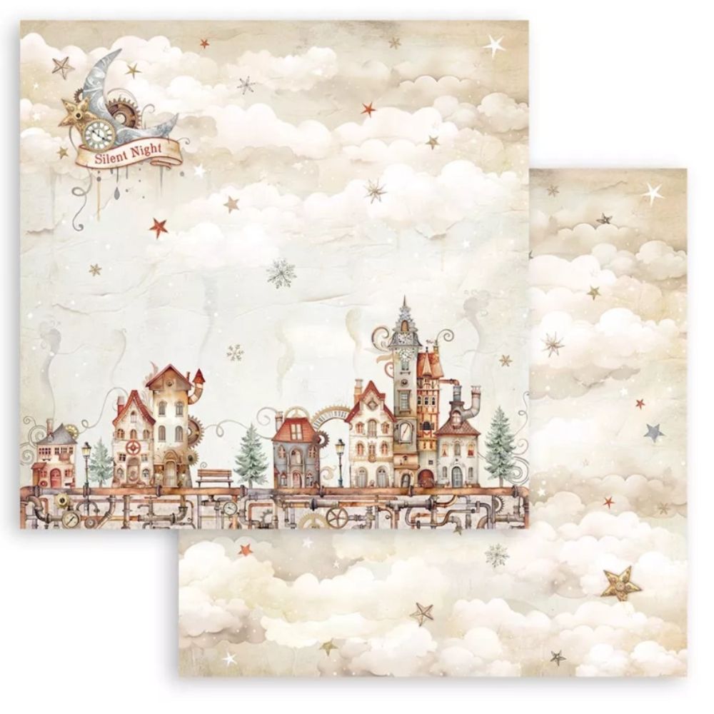 Block de cartulinas "Romantic Gear Up For Christmas" de 30.5x30.5 cm - Navidad
