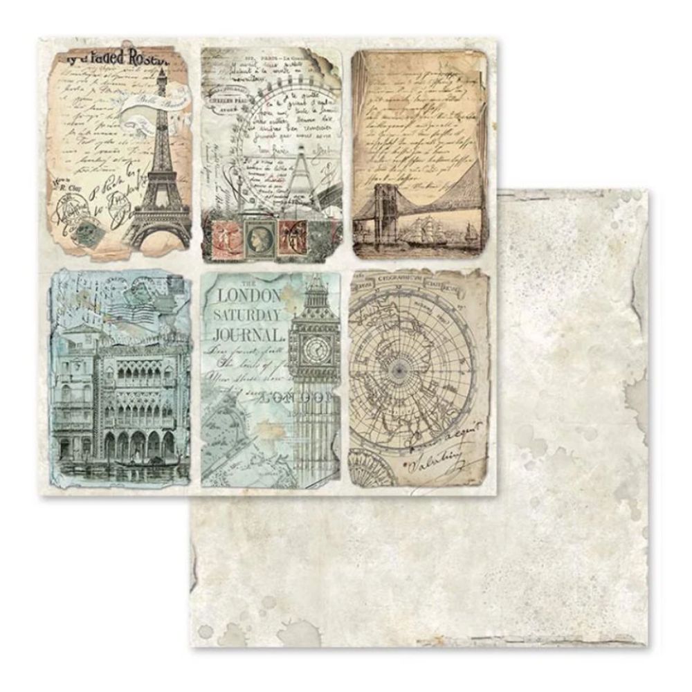 Block de cartulinas " Around The World” de 30.5x30.5 cm