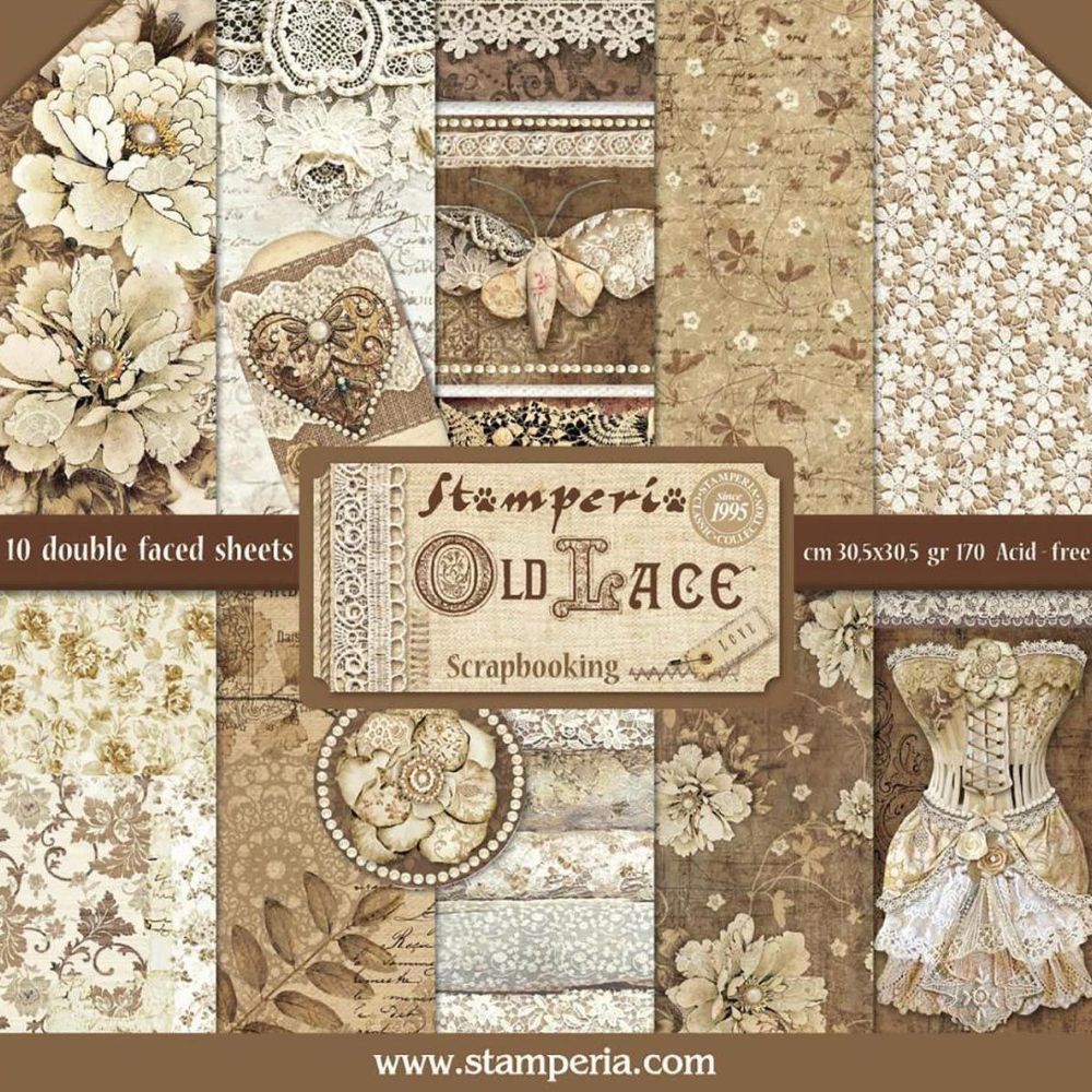 Block de cartulinas "Old Lace” de 30.5x30.5cm