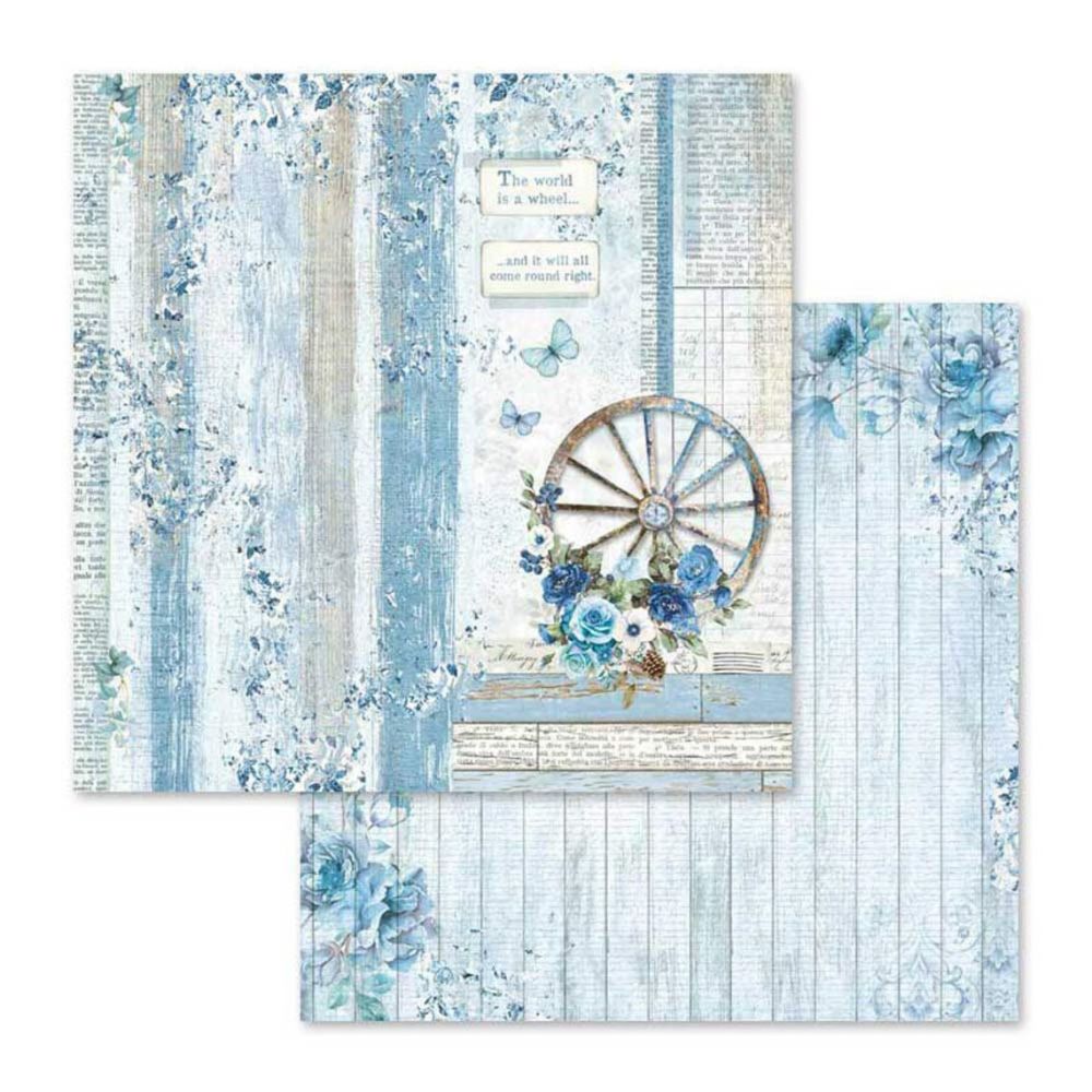 Block de cartulinas "Blue Land” de 30.5x30.5 cm