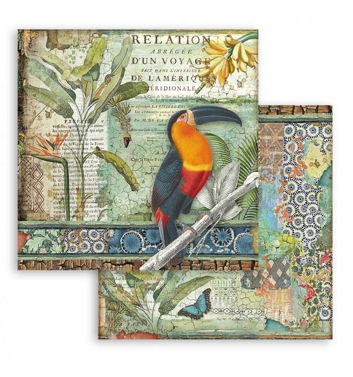 Block de cartulinas "Amazonia” de 30.5x30.5 cm