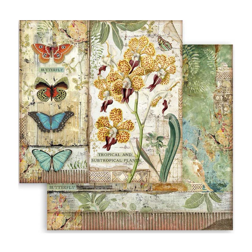 Block de cartulinas "Amazonia” de 30.5x30.5 cm