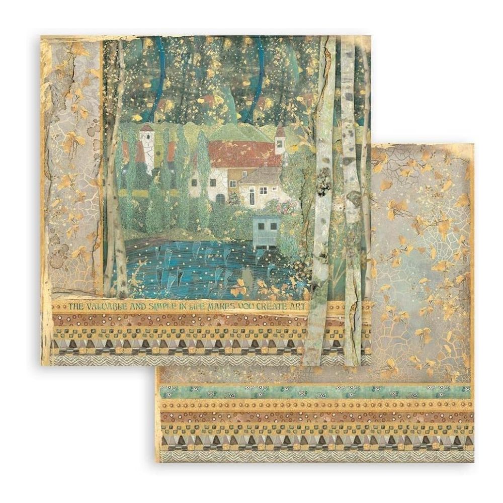 Block de cartulinas ''Klimt" de 30.5x30.5cm
