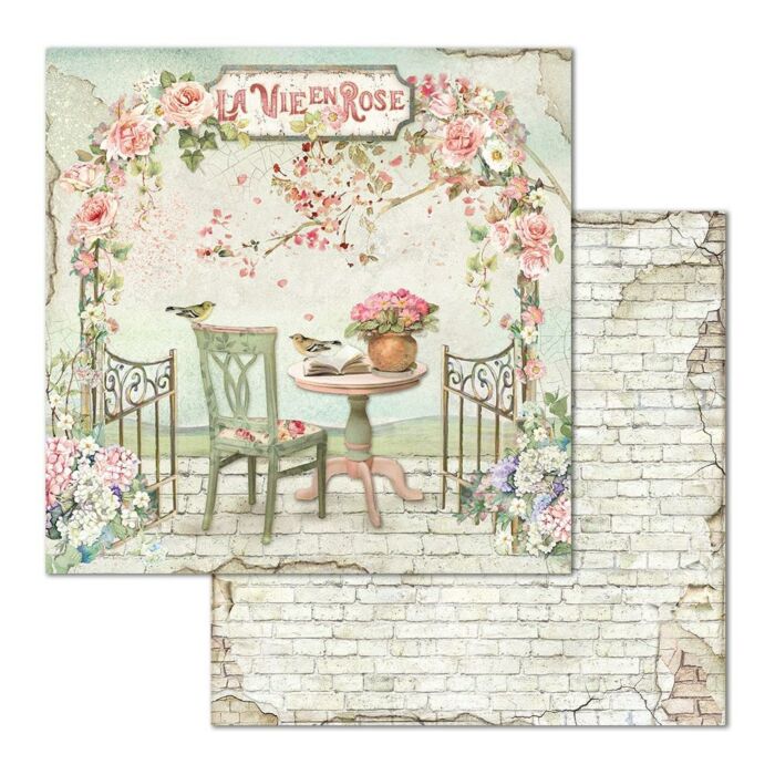 Block de cartulinas "House of Roses” de 20.3x20.3 cm