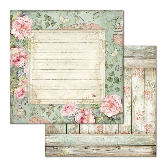 Block de cartulinas "House of Roses” de 20.3x20.3 cm