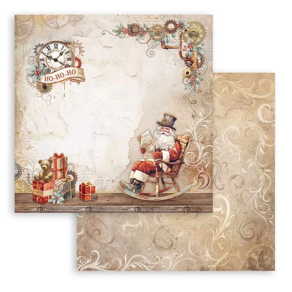 Block de cartulinas "Romantic Gear Up For Christmas" de 20.3x20.3cm - Navidad